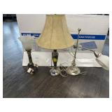3 VINTAGE LAMPS