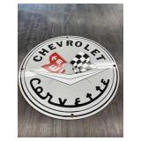 ANDE ROONEY CHEVY CORVETT SIGN