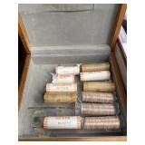 10.5 ROLLS OF UNCIRCULATED QUARTERS