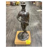 LEROY NEIMAN BRONZE STATUE