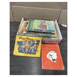 VINTAGE CHILDRENS BOOKS & NEWSPAPER CUT OUTS