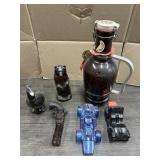 VINTAGE AVON BOTTLES & BEER CONTAINER