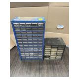 2 SHOP ORGNIZERS W/NUTS, BOLTS, SCREWS