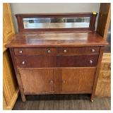 VINTAGE SOLID WOOD DRESSER