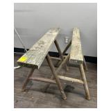 2 SAW HORSES