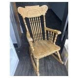 SOLID WOOD ROCKING CHAIR