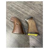 2 PAIR WOODEN PISTOL GRIPS