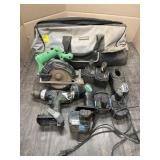 HITACHI CORDLESS TOOLS W/BATTERY & CHARGER