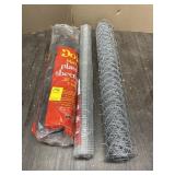 CHICKEN WIRE & PLASTIC SHEETING