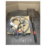 TIRE CHAINS & SHOVEL