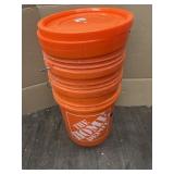 3 BUCKETS W/LIDS