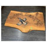 HAWG HEAVEN LIVE EDGE SIGN
