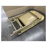 3 FOLDING CHAIRS