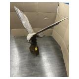 CARVED WOODEN EAGLE