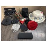 VINTAGE WOMENS HATS & PURSES