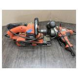 B&D DRILL AND BELT SANDER