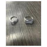 2 RINGS MARKED 925