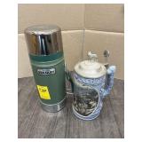 STANLEY THERMOS & BEER STEIN