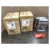 3 OUTDOOR LIGHT FIXTURES-NIB