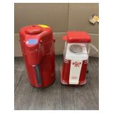 POPCORN MAKER & BEVERAGE DISPENSOR