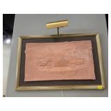 RALPH CRAWFORD 2 OF 300 CLAY LIGHTED ART DISPLAY