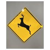 DEER CROSSING SIGN