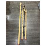 4 WALKING STICKS
