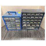2 SHOP ORGANIZERS W/SCREWS, NUTS & BOLTS