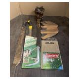 PROPANE COOKER, CUTTING BOARDS & MACHETE