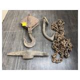 METAL PULLEY & CHAIN