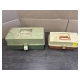 2 EMPTY TACKLE BOXES