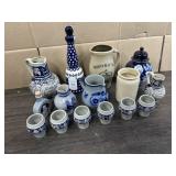 PITCHERS & POTTERY TEA SET