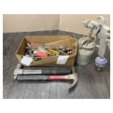PAINT SPRAYER & MISC TOOLS