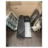 2 FOLDING CAMP CHAIRS & FOLDING CAMP WASH STATION