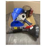 FUNNELS, TAPE & TAPE GUN