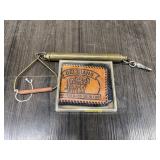 BELGIUM HORSE WALLET & VINTAGE SCALE