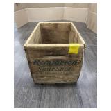 VINTAGE REMINGTON AMMO WOOD BOX