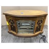 EMERSON TABLETOP CD, TAPE, RECORD & RADIO