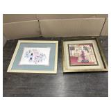 2 WALL DECORS