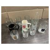 BEER MUGS & VINTAGE DISNEY GLASSWARE