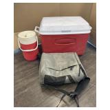 COOLER, WATER DISPENSOR & BACKPACK COOLER