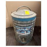 VINTAGE GALVANIZED BEVERAGE COOLER