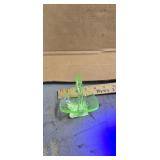 URANIUM GLASS BASKET