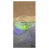VINTAGE URANIUM GLASS BOWL