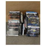 2 BOXES OF DVD'S