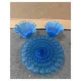VINTAGE BLUE GLASSWARE