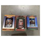 3 HOLIDAY BEER STEINS -NIB