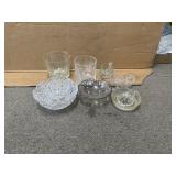 VINTAGE JUICER, CUT GLASS & CRYSTAL