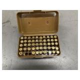 48 CT 270 WIN RELOADING BRASS W/AMMO CASE