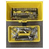 TOOLBOX W/END WRENCHES & SOCKETS